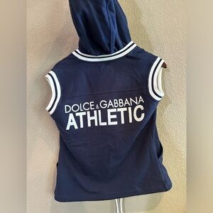 Dolce and Gabbana athletic zip up vest